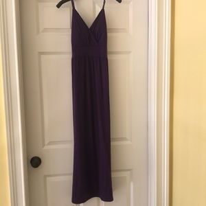Purple maxi dress